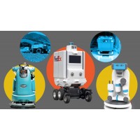 Five robots for food delivery