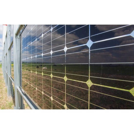 Double-sided solar fence Next2Sun